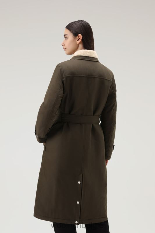 latimore jas met primaloft vulling Woolrich vrouwen 8TTN0234 donkergroen kleding
