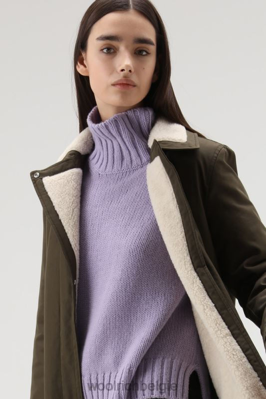 latimore jas met primaloft vulling Woolrich vrouwen 8TTN0234 donkergroen kleding