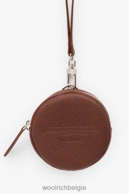 leren cirkeltasje-aime leon dore Woolrich unisex 8TTN0336 bruin accessoires