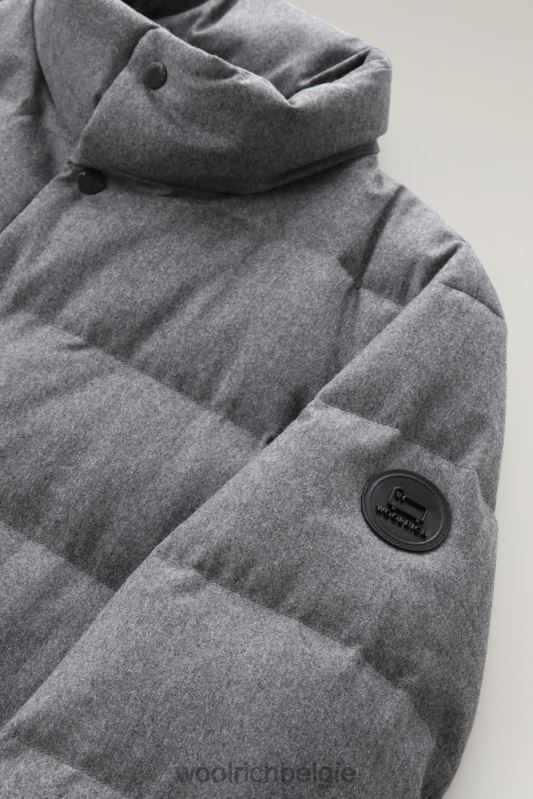 luxe blazer van vitale barberis canonico-wol Woolrich Heren 8TTN0746 middengrijs gemêleerd kleding