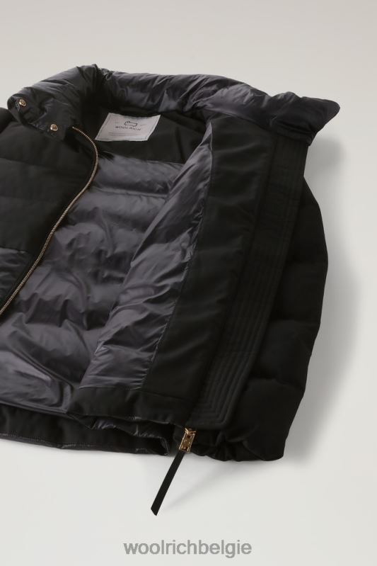luxe gezwollen jasje Woolrich vrouwen 8TTN0356 zwart kleding