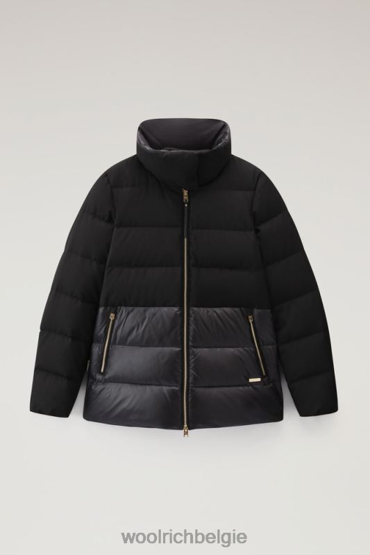 luxe gezwollen jasje Woolrich vrouwen 8TTN0356 zwart kleding