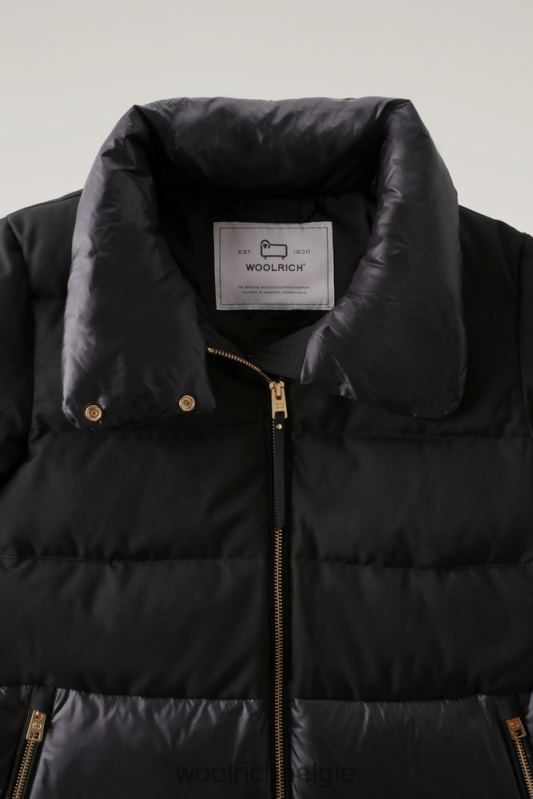 luxe gezwollen jasje Woolrich vrouwen 8TTN0356 zwart kleding