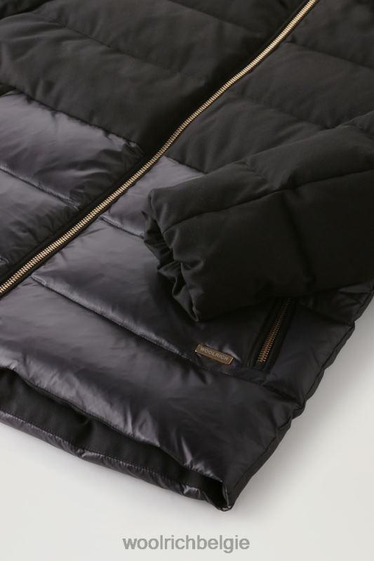 luxe gezwollen jasje Woolrich vrouwen 8TTN0356 zwart kleding