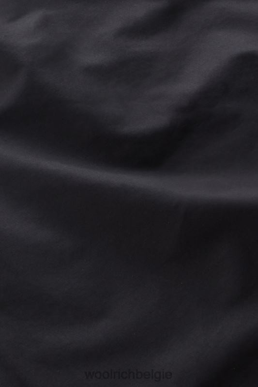overhemdjurk van popeline van puur katoen Woolrich vrouwen 8TTN046 zwart kleding