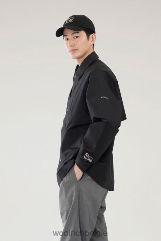 overshirt van gore-tex infinium Woolrich Heren 8TTN0520 zwart kleding