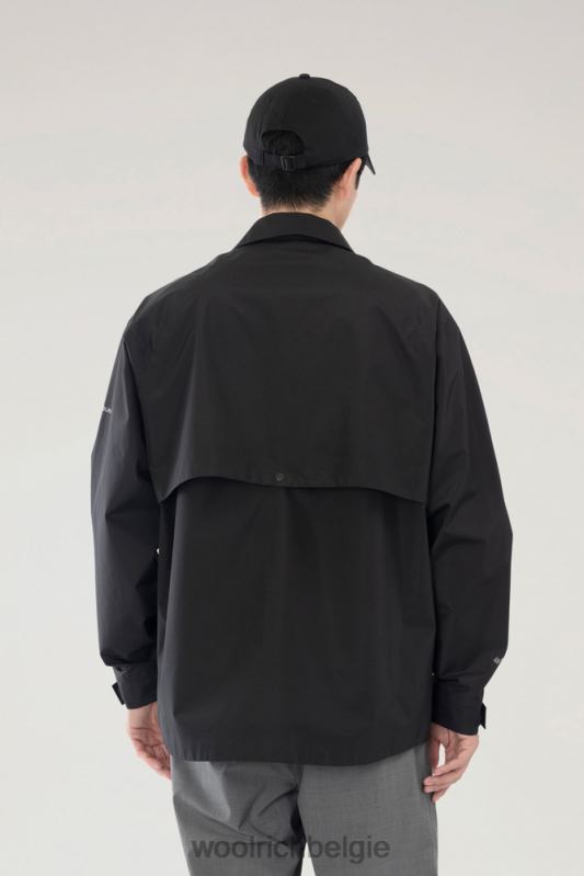 overshirt van gore-tex infinium Woolrich Heren 8TTN0520 zwart kleding