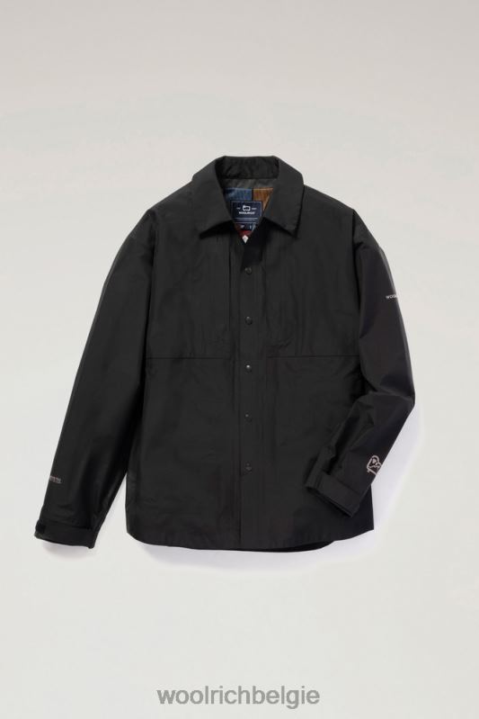 overshirt van gore-tex infinium Woolrich Heren 8TTN0520 zwart kleding