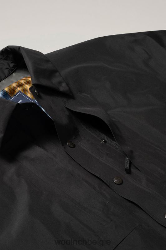 overshirt van gore-tex infinium Woolrich Heren 8TTN0520 zwart kleding