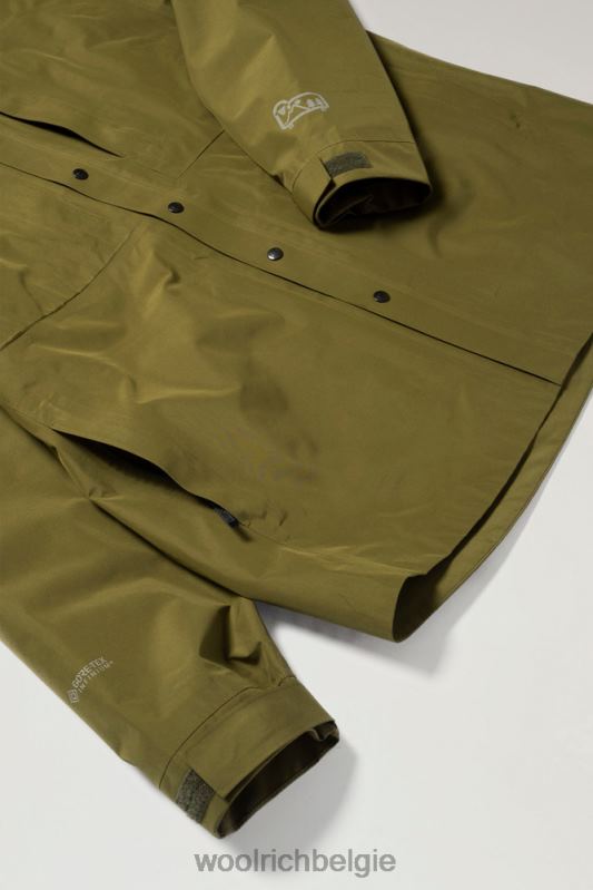 overshirt van gore-tex infinium Woolrich Heren 8TTN0525 olijf kleding