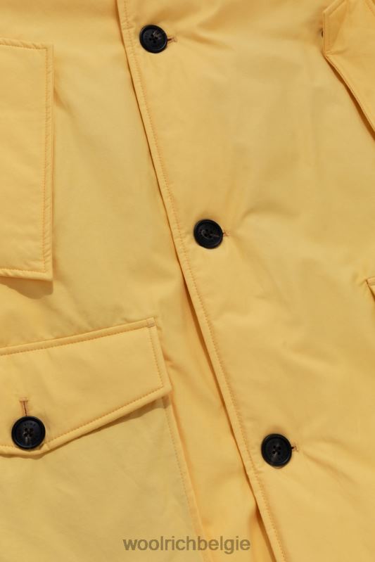parka met afneembaar nepbont-aime leon dore Woolrich Heren 8TTN0715 bananen crème kleding