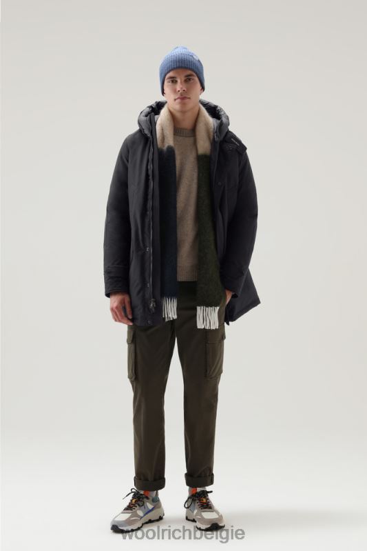 polaire parka met hoge kraag Woolrich Heren 8TTN0815 zwart kleding
