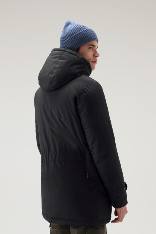 polaire parka met hoge kraag Woolrich Heren 8TTN0815 zwart kleding