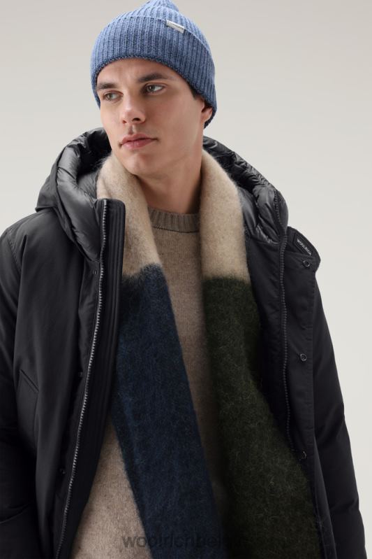 polaire parka met hoge kraag Woolrich Heren 8TTN0815 zwart kleding