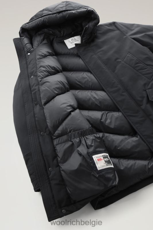 polaire parka met hoge kraag Woolrich Heren 8TTN0815 zwart kleding