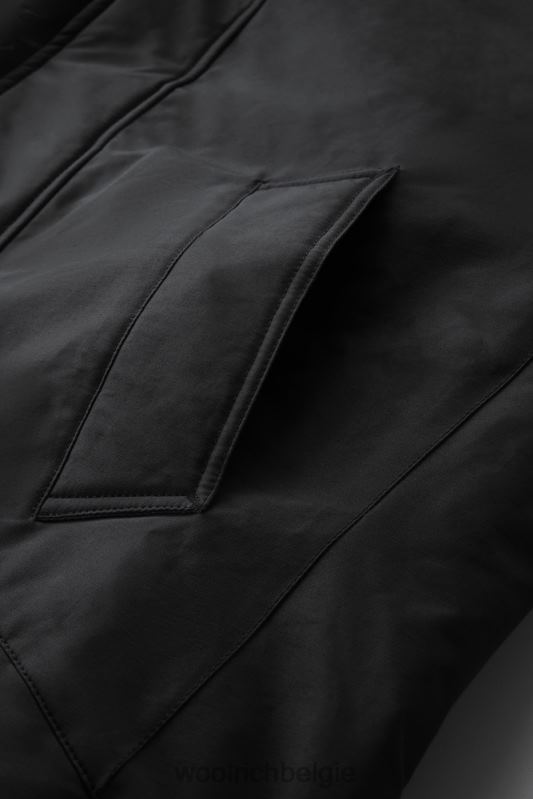 polaire parka met hoge kraag Woolrich Heren 8TTN0815 zwart kleding