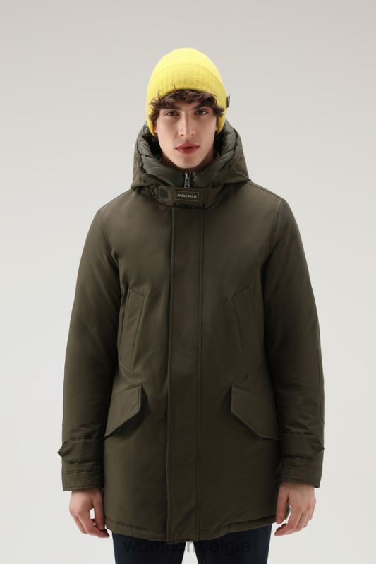 polaire parka met hoge kraag Woolrich Heren 8TTN0820 donkergroen kleding