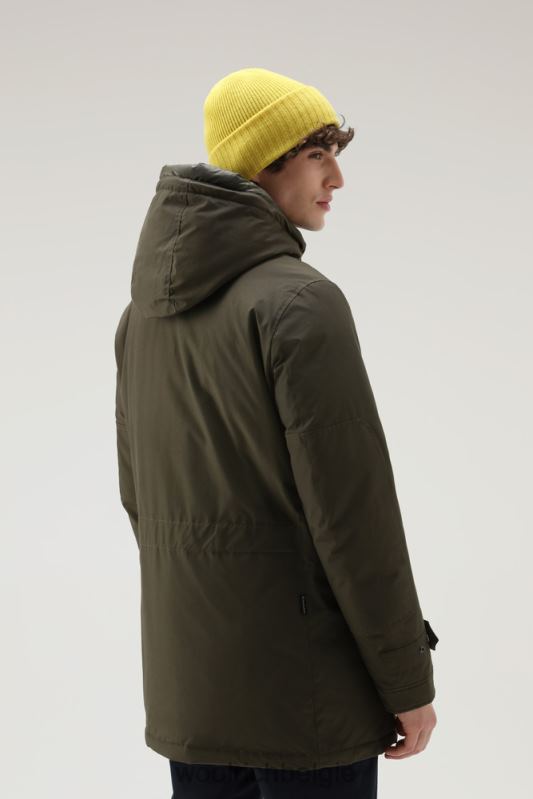 polaire parka met hoge kraag Woolrich Heren 8TTN0820 donkergroen kleding
