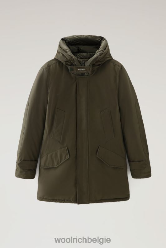 polaire parka met hoge kraag Woolrich Heren 8TTN0820 donkergroen kleding