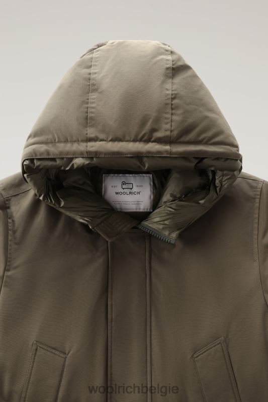 polaire parka met hoge kraag Woolrich Heren 8TTN0820 donkergroen kleding