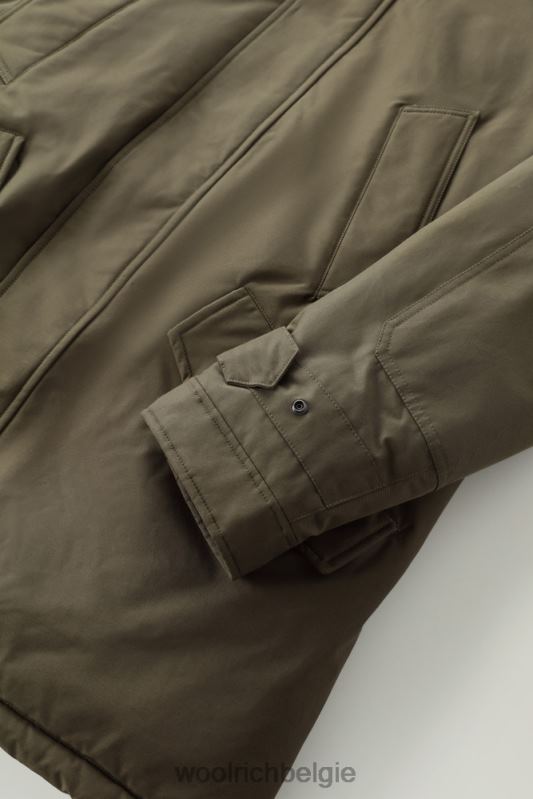 polaire parka met hoge kraag Woolrich Heren 8TTN0820 donkergroen kleding