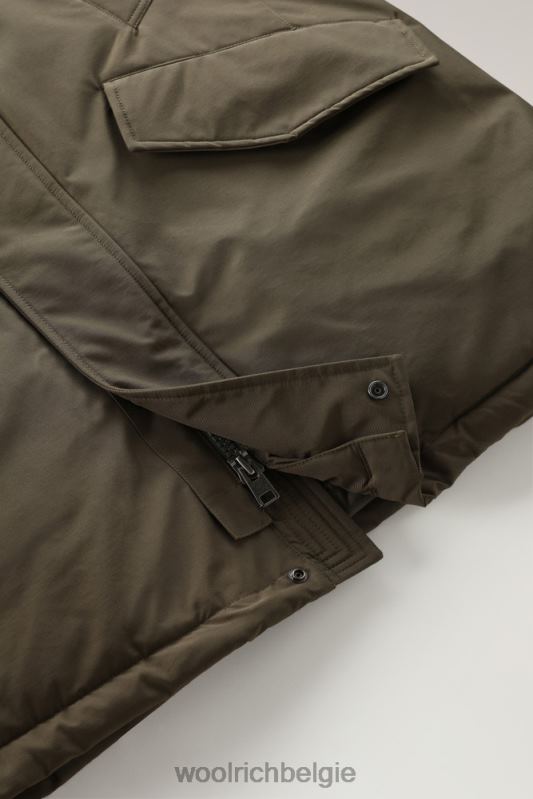 polaire parka met hoge kraag Woolrich Heren 8TTN0820 donkergroen kleding