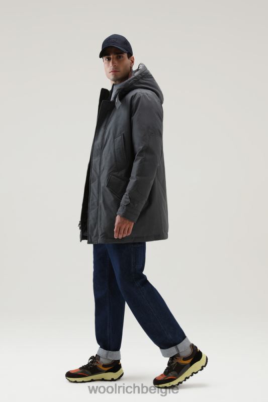 polaire parka met hoge kraag Woolrich Heren 8TTN0830 grijze schaduw kleding