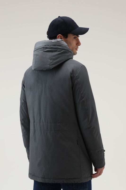 polaire parka met hoge kraag Woolrich Heren 8TTN0830 grijze schaduw kleding