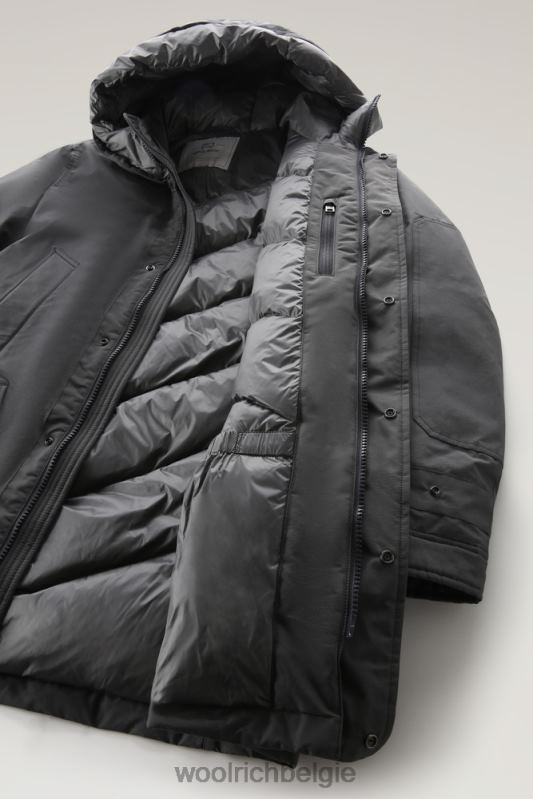 polaire parka met hoge kraag Woolrich Heren 8TTN0830 grijze schaduw kleding