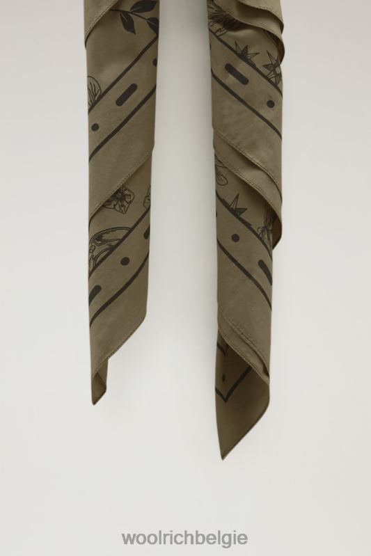 roadtrip bedrukte bandana van puur katoen Woolrich unisex 8TTN0118 gelijken accessoires