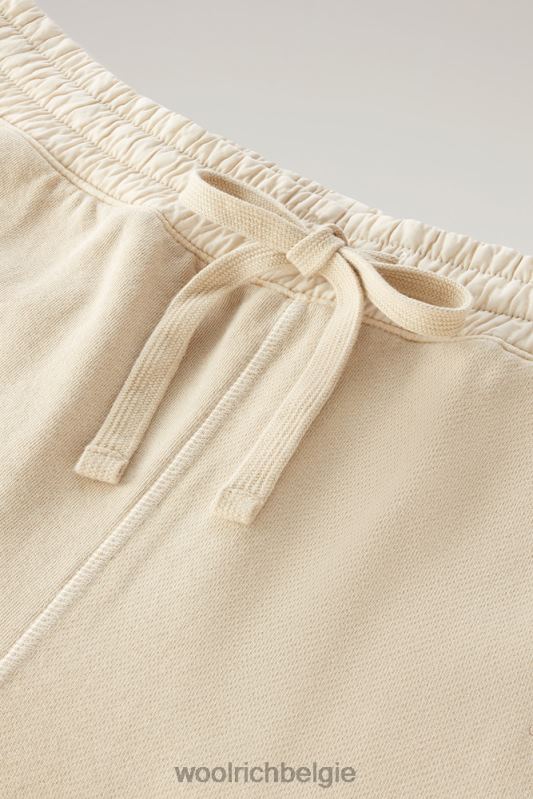shorts van kledinggeverfd katoen Woolrich Heren 8TTN0403 strandzand kleding