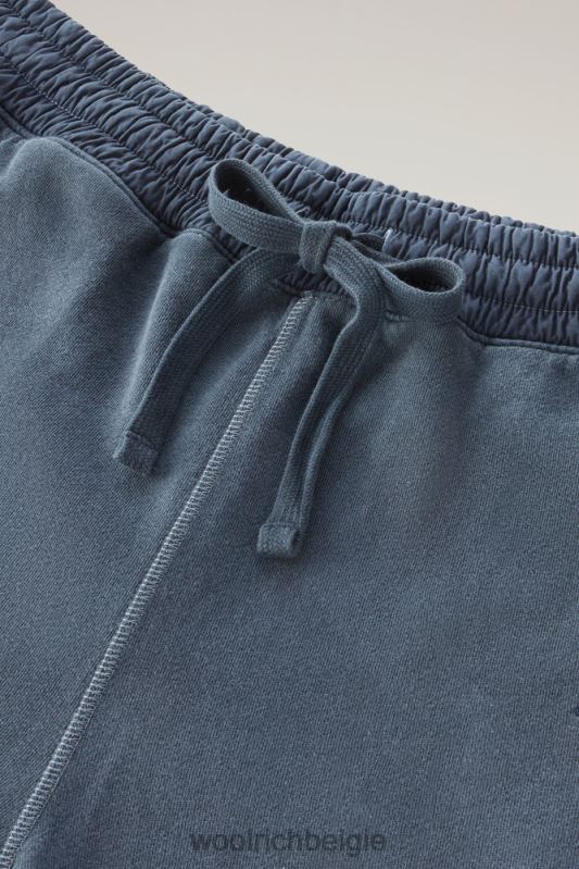shorts van kledinggeverfd katoen Woolrich Heren 8TTN0600 Melton blauw kleding