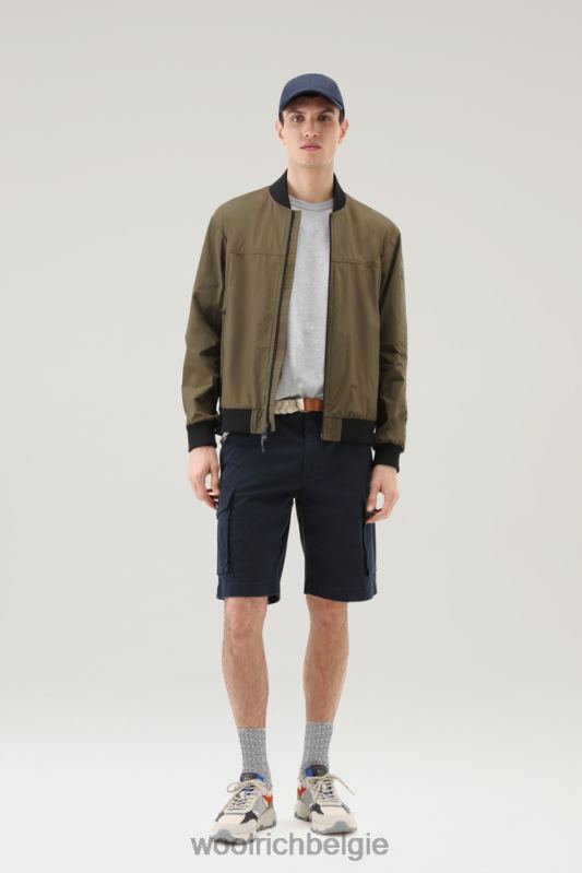 stadsbommenwerper in stedelijk tintje Woolrich Heren 8TTN0483 donkergroen kleding