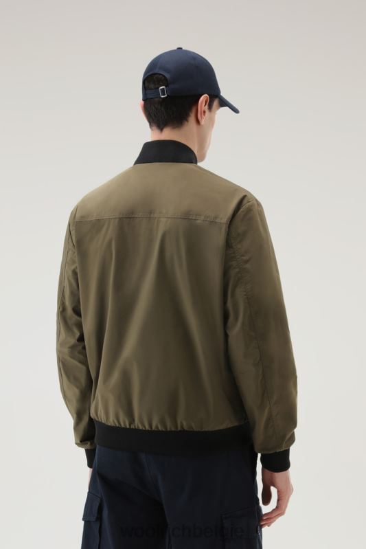 stadsbommenwerper in stedelijk tintje Woolrich Heren 8TTN0483 donkergroen kleding