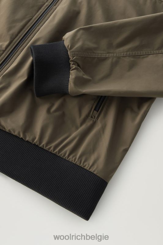 stadsbommenwerper in stedelijk tintje Woolrich Heren 8TTN0483 donkergroen kleding