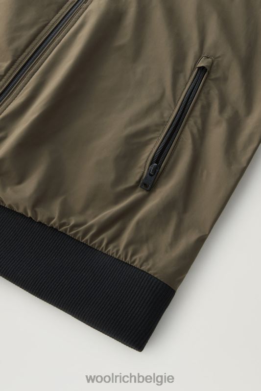 stadsbommenwerper in stedelijk tintje Woolrich Heren 8TTN0483 donkergroen kleding