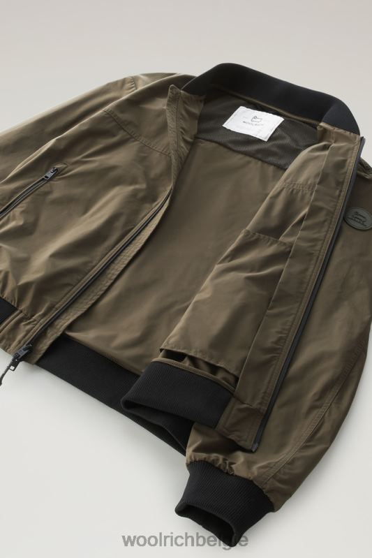 stadsbommenwerper in stedelijk tintje Woolrich Heren 8TTN0483 donkergroen kleding