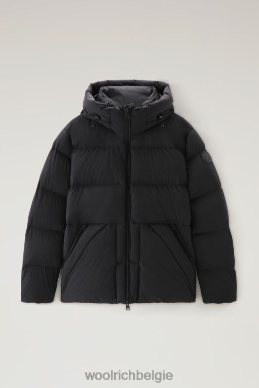 stretch nylon Sierra Supreme donsjack Woolrich Heren 8TTN0747 zwart kleding