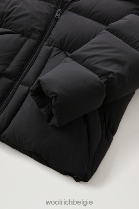 stretch nylon Sierra Supreme donsjack Woolrich Heren 8TTN0747 zwart kleding