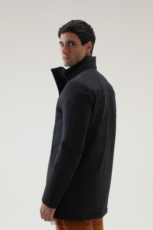 stretchparka in de bergen Woolrich Heren 8TTN0833 zwart kleding