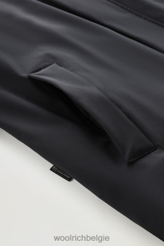 stretchparka in de bergen Woolrich Heren 8TTN0833 zwart kleding