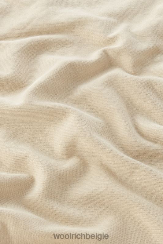 sweatshirt van kledinggeverfd katoen en popelinekatoen Woolrich Heren 8TTN0466 strandzand kleding