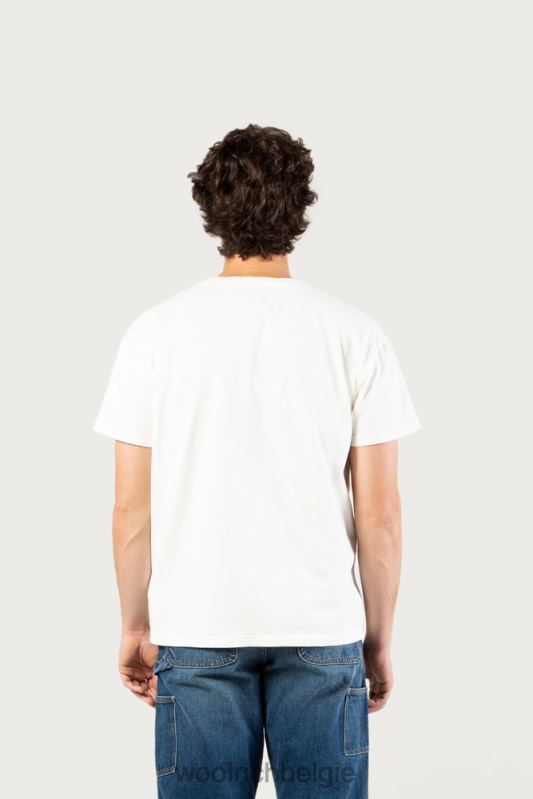 t-shirt van puur katoen-een dezer dagen Woolrich Heren 8TTN0592 bot kleding