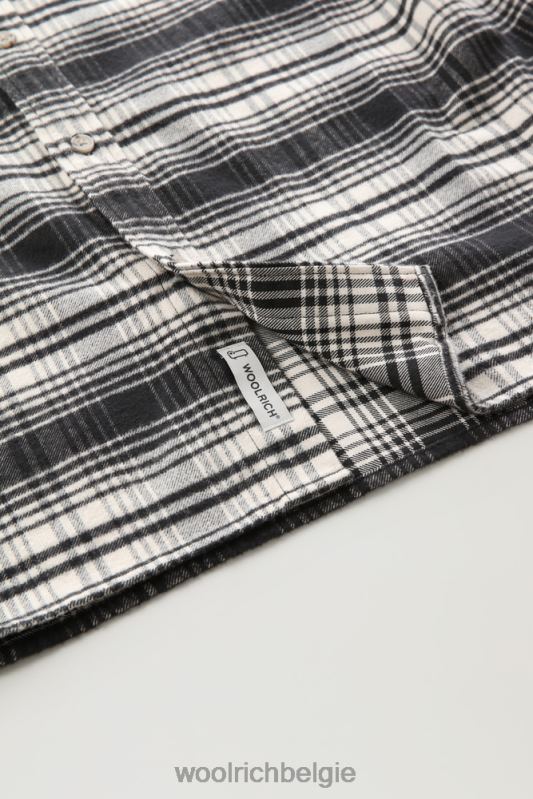 traditioneel flanellen geruit overhemd Woolrich Heren 8TTN0670 witte jacht kleding