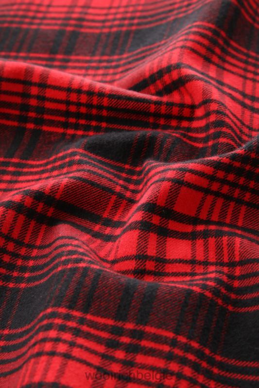 traditioneel flanellen geruit overhemd Woolrich Heren 8TTN0679 rode jacht kleding