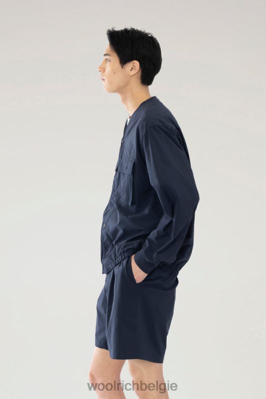 vest met hoge ventilatie van stretch ripstop Woolrich Heren 8TTN0414 marine kleding