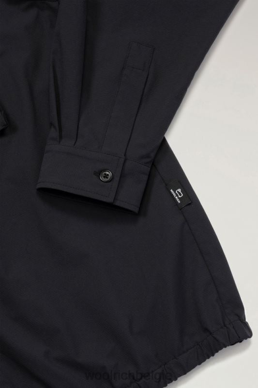 vest met hoge ventilatie van stretch ripstop Woolrich Heren 8TTN0578 zwart kleding