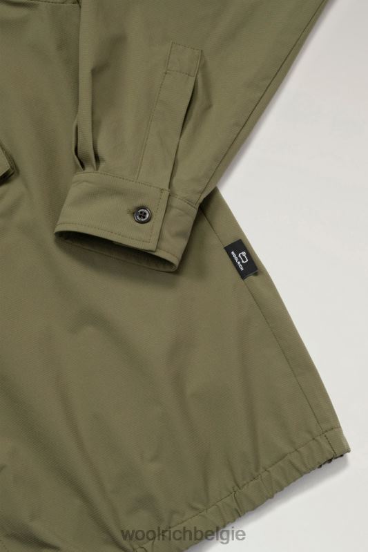 vest met hoge ventilatie van stretch ripstop Woolrich Heren 8TTN0613 olijf kleding