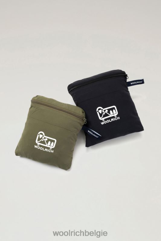 vest met hoge ventilatie van stretch ripstop Woolrich Heren 8TTN0613 olijf kleding