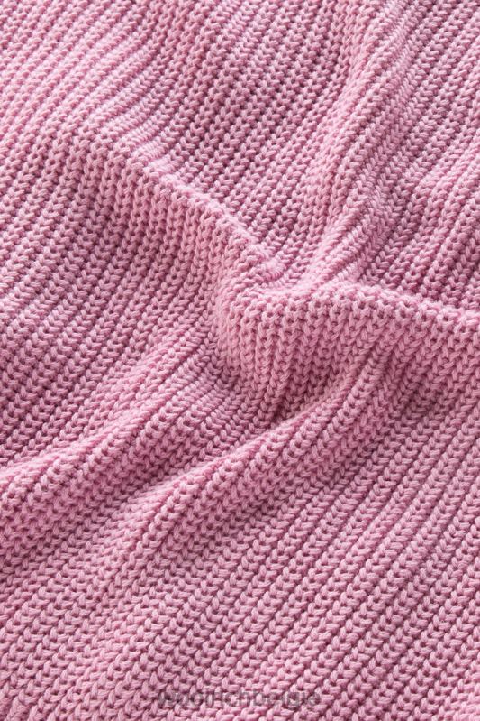 vest van puur biologisch materiaal met een natuurlijke kledingkleurstofafwerking Woolrich vrouwen 8TTN0125 rokerige roos kleding
